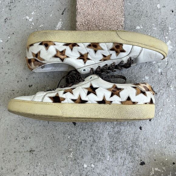 Saint Laurent , distressed sneakers - Picture 2 of 9